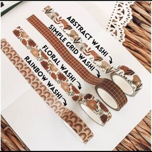 Poly Mailers MIX BoHO Wahitape insert card maikers